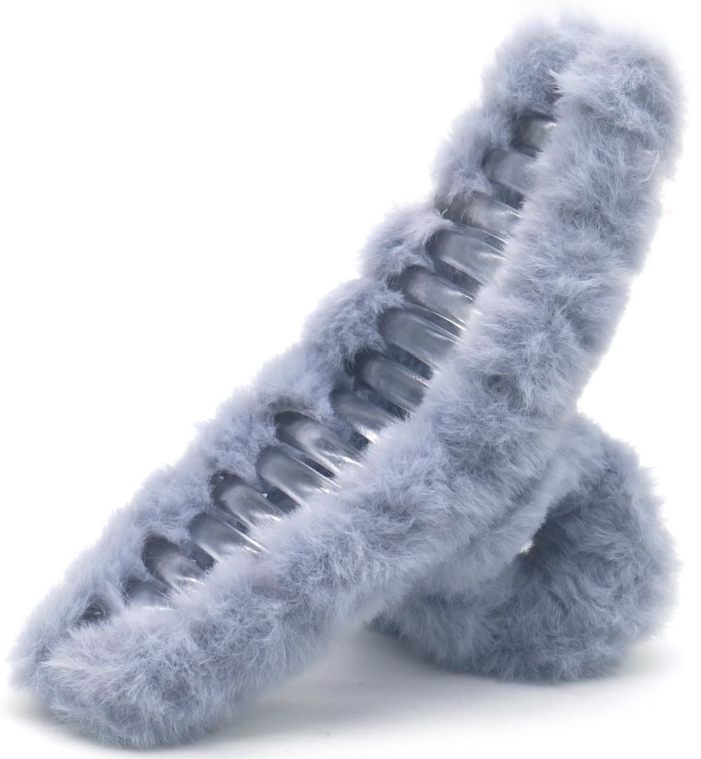 C-B13.1  H2467-042-2 Hair Claw Fluffy 12.5cm