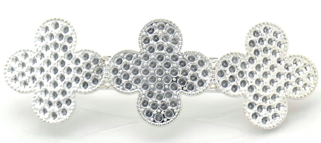 J-A5.1 H918-014-2 Hair Clip Clovers 7cm