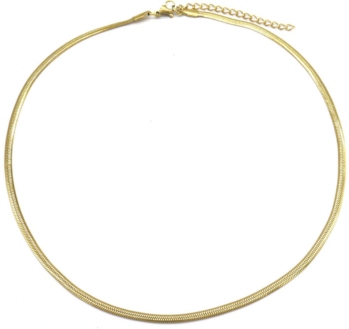 B-D9.1 N628-002G S. Steel Necklace 5mm