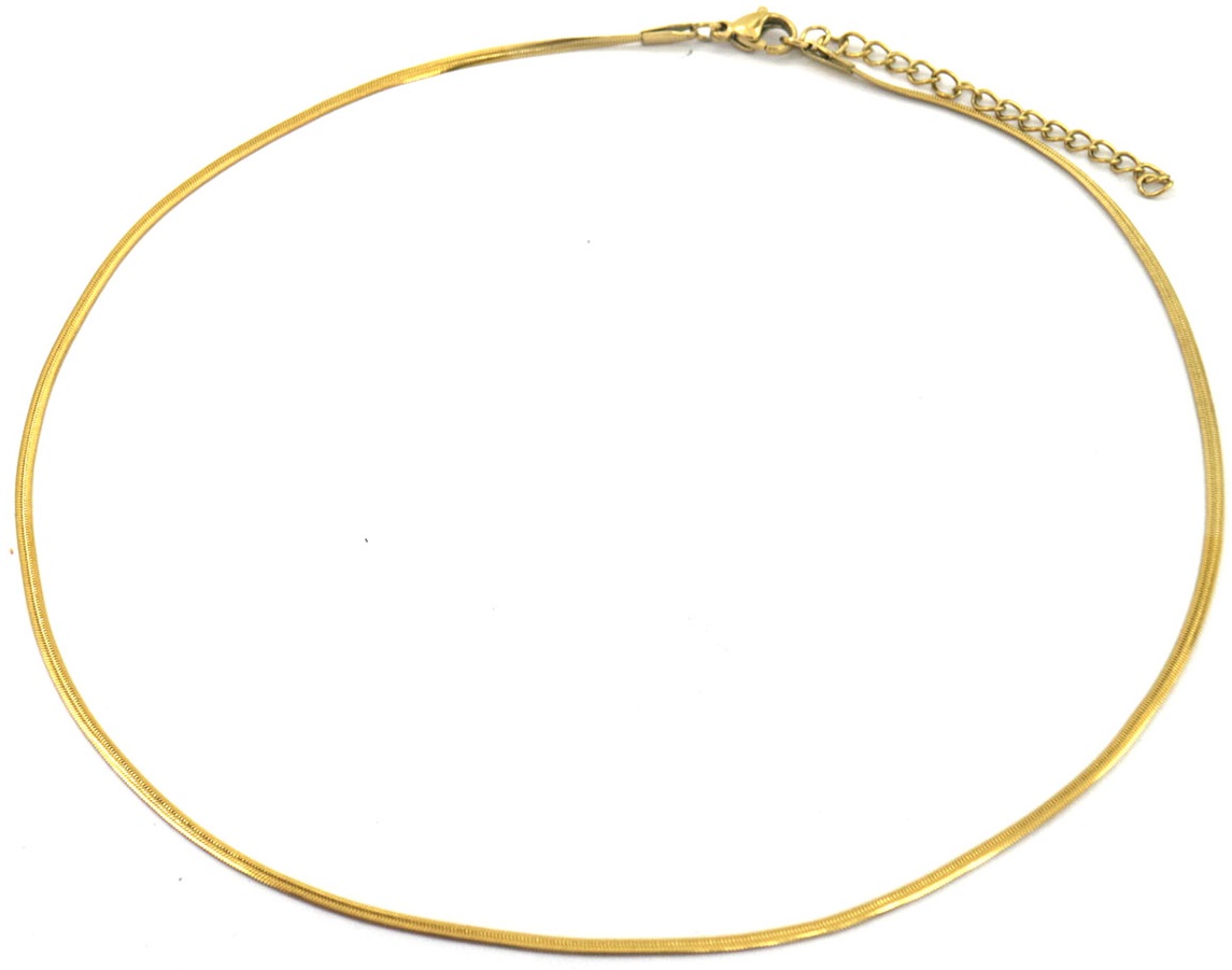 B-E21.1 N628-002G S. Steel Necklace 3mm