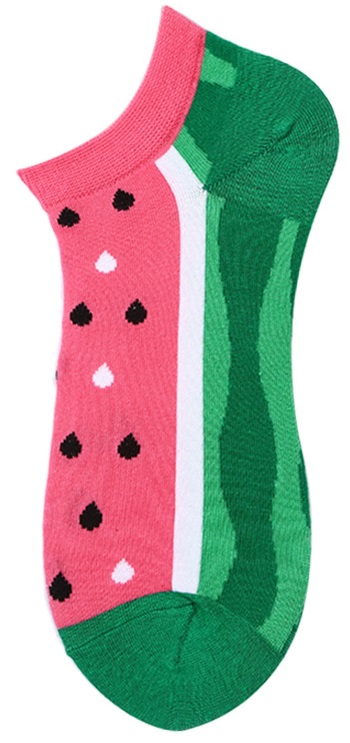 S-G5.4 SOCK2246-019-15 Pair of Low Socks Size 38 - 45 Watermelon