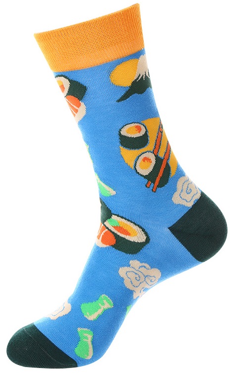 S-F6.3 SOCK2438-053  Pair of Socks Size 38-45 Sushi