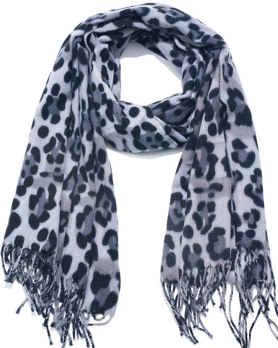 T-G2.2 SCARF405-678-2 Scarf Leopard 180x70cm