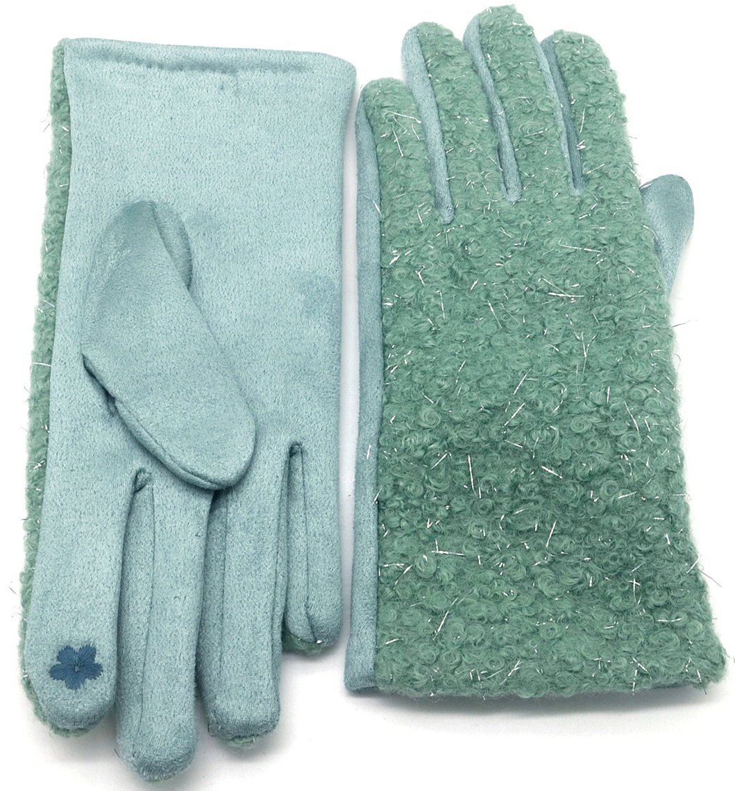 Q-J3.2 GLOVE501-029-1 Gloves Teddy Glitter