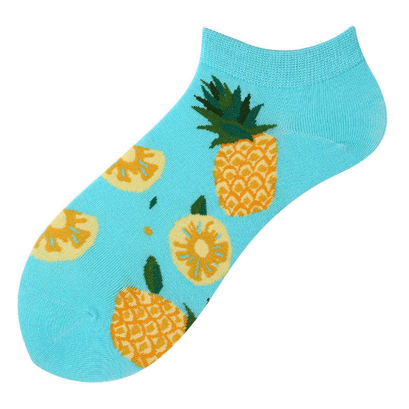 S-C3.3  C146 Ankle Socks Size 36-43 Pineapple