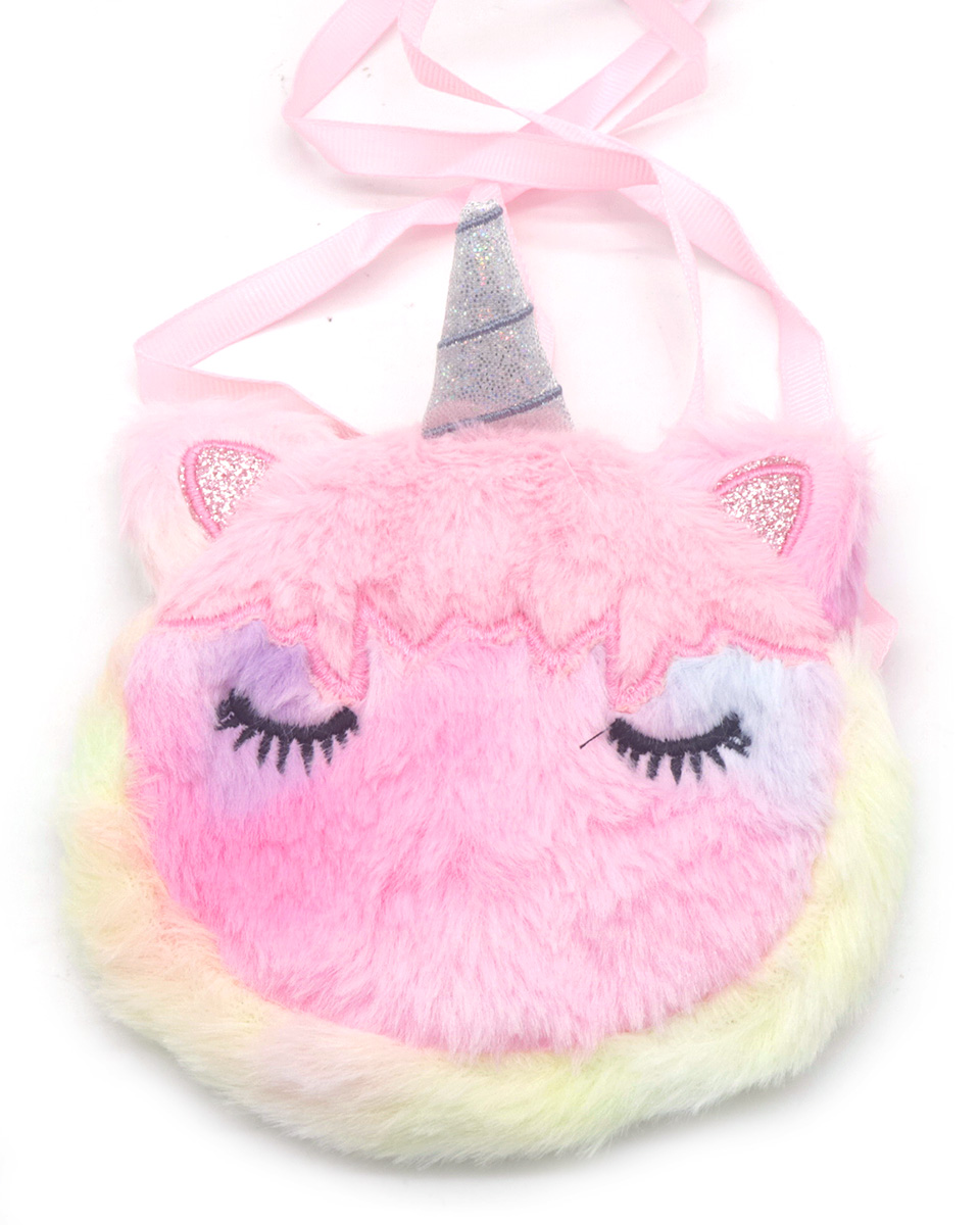 I-E25.1 WA2403-005-2 Plush Bag Unicorn 12cm