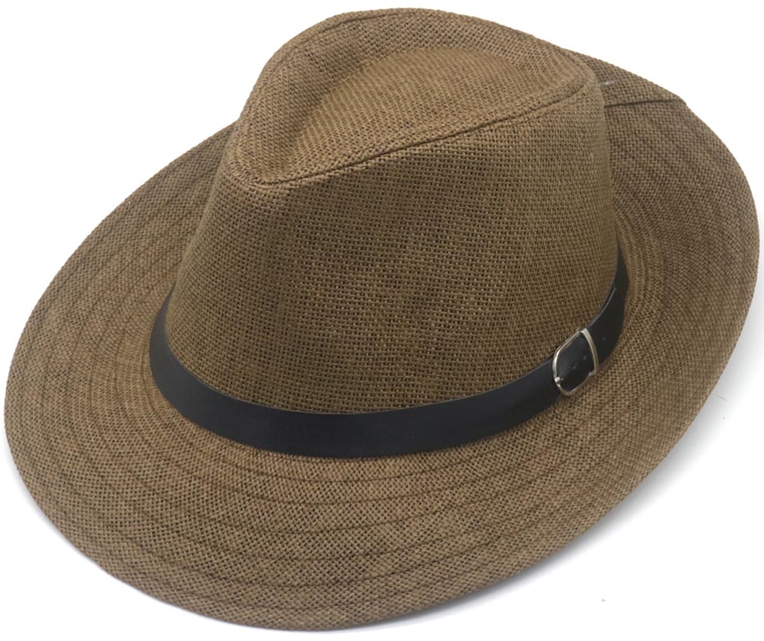 R-C6.1 HAT803-003-2 Summer Hat #60 Dark Brown